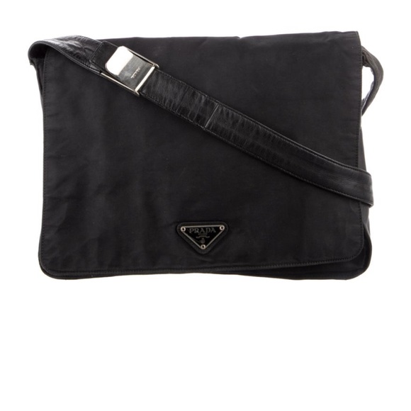 Prada Black Messenger Bag - Picture 1 of 11